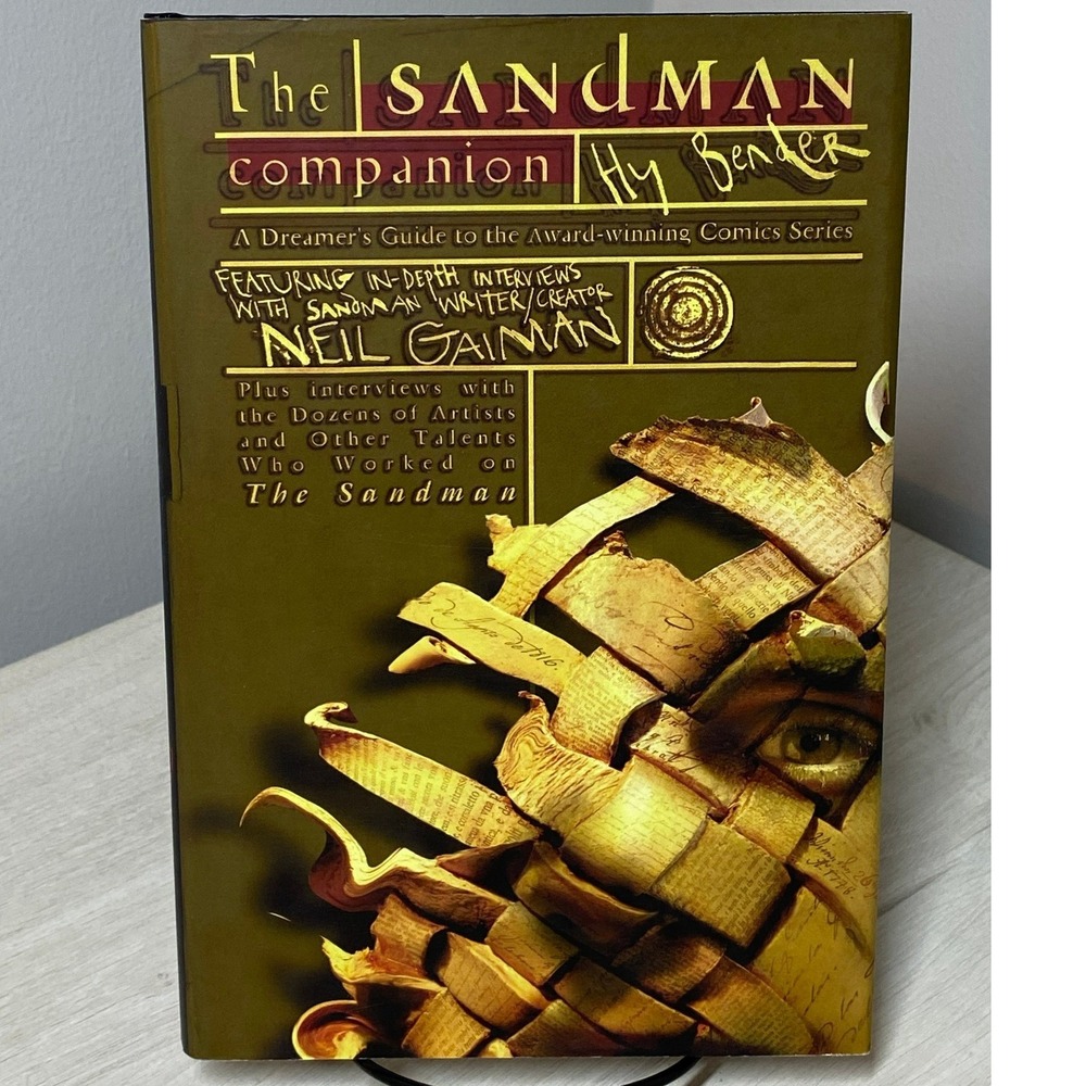 The Sandman Companion Hy Bender Neil Gaiman Vertigo DC Comics Hardcover 1st Ed